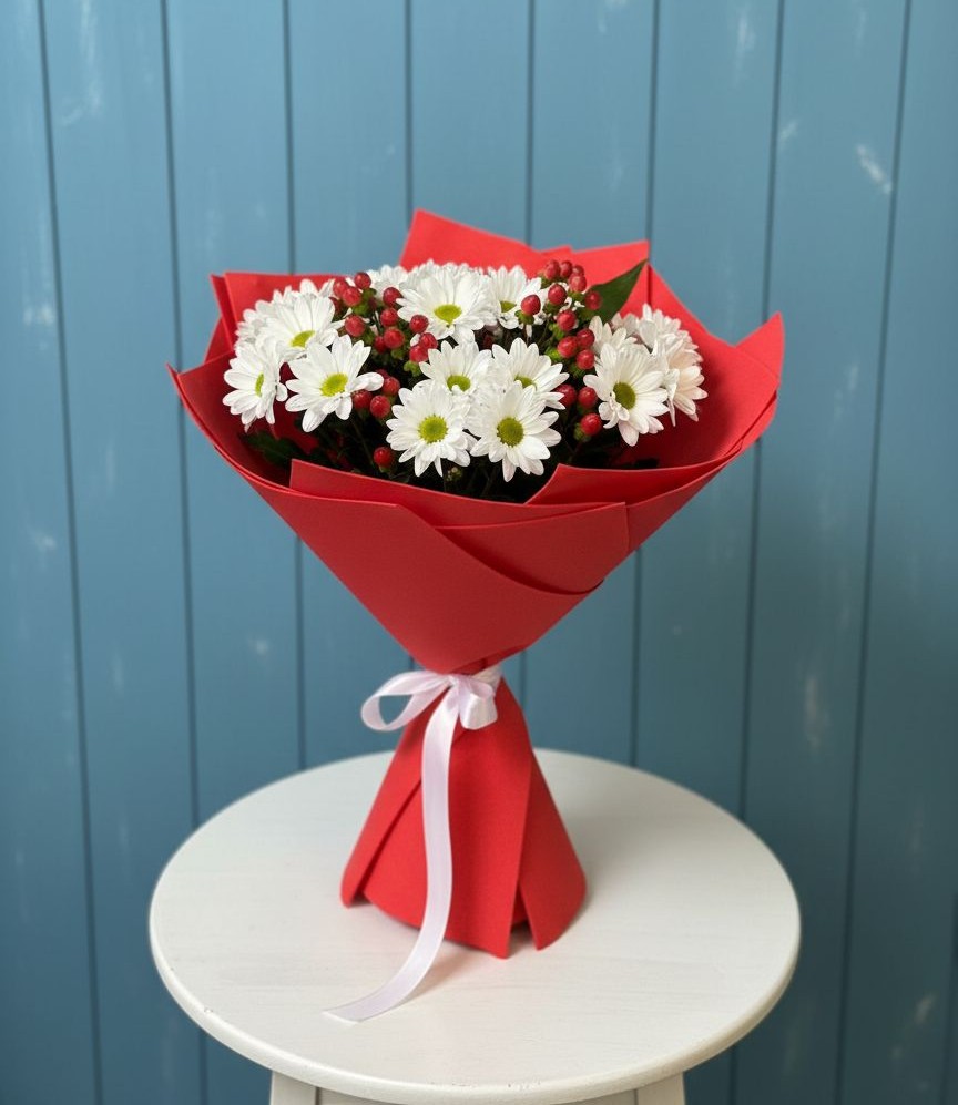 Букет цветов из: Хризантемы в Раздольном Ставропольского края