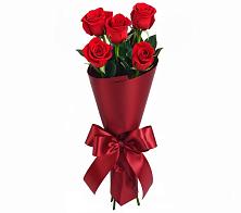 Букет 5 Красных роз Эдлесс Лав в Раздольном Ставропольского края