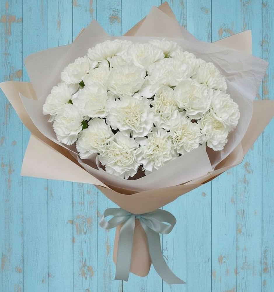 Букет цветов из: Гвоздики в Раздольном Ставропольского края