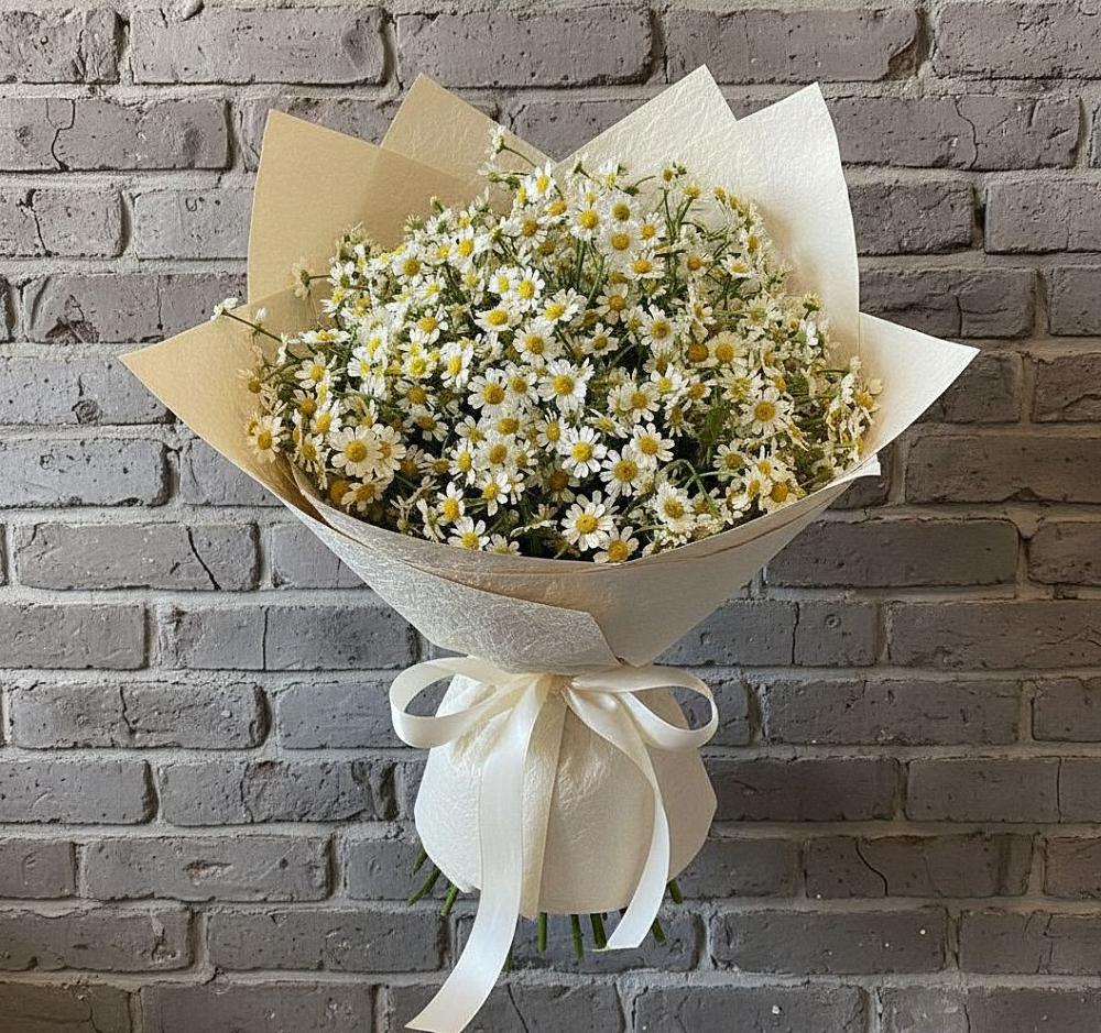 Букет цветов из: Ромашки в Раздольном Ставропольского края