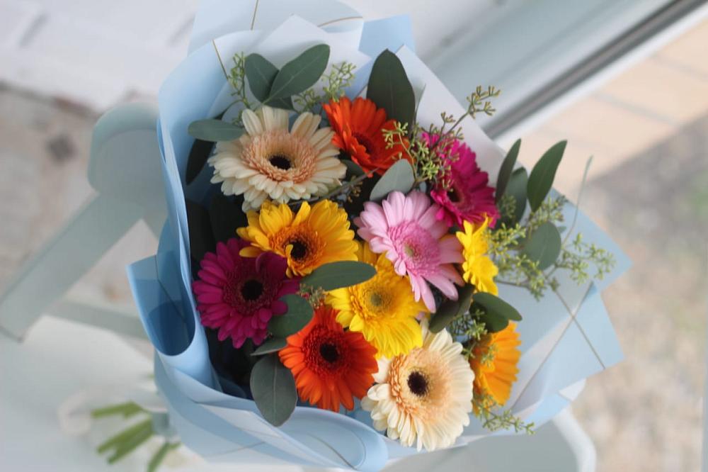 Букет цветов из: Герберы в Раздольном Ставропольского края