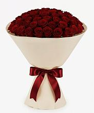 Букет 101 Бордовая роза Блэк Бакарра в Раздольном Ставропольского края