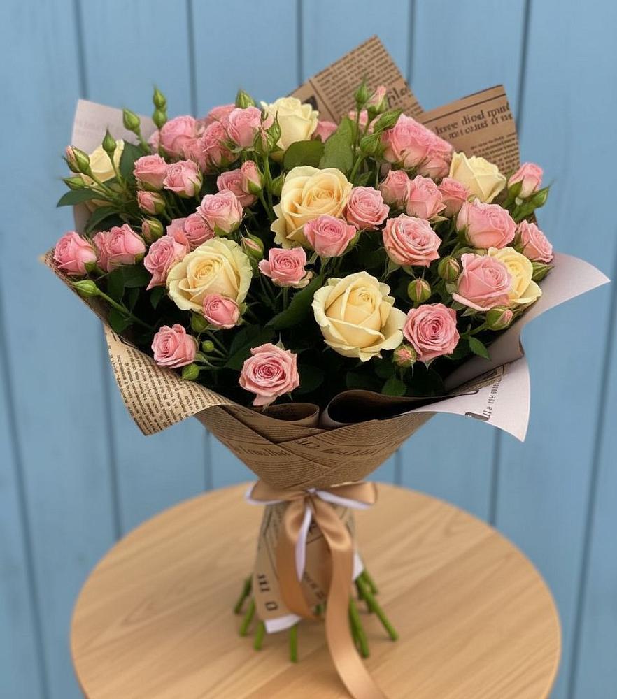 Букет цветов из: Розы в Раздольном Ставропольского края