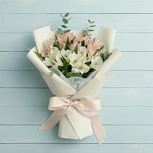 Букет цветов из:  Альстромерии #REPLACE_PRED# Раздольном Ставропольского края