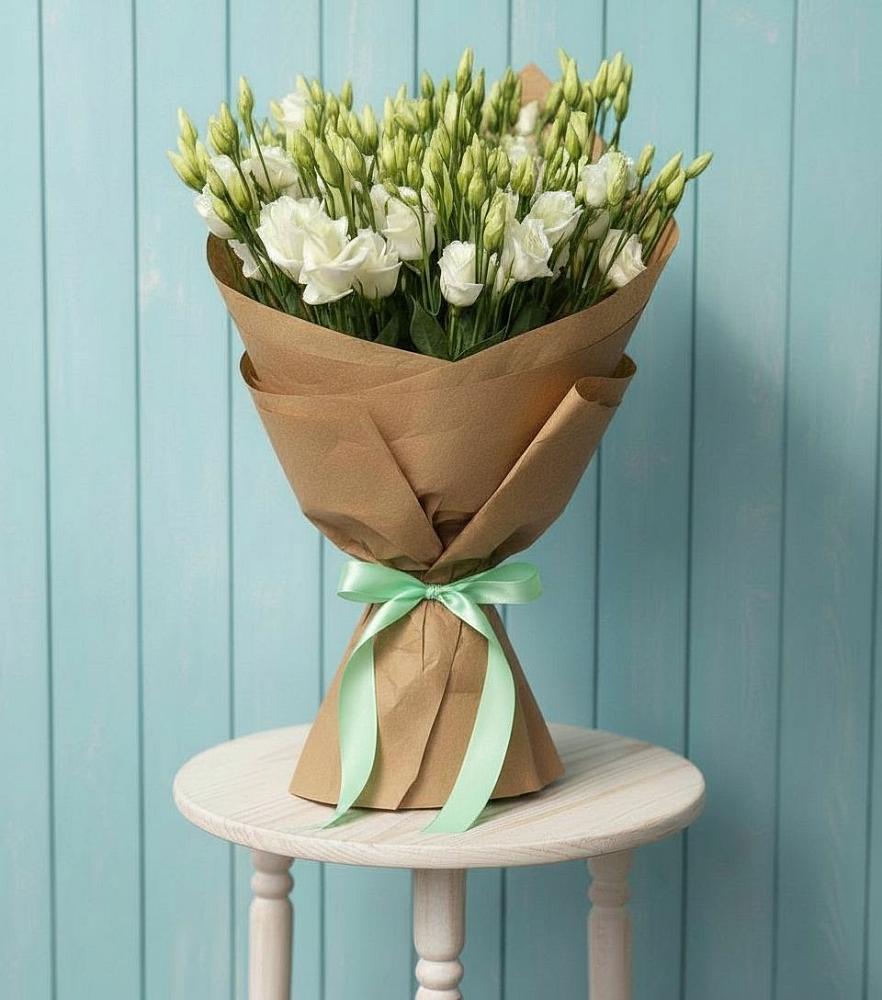 Букет цветов из: Лизиантусы в Раздольном Ставропольского края