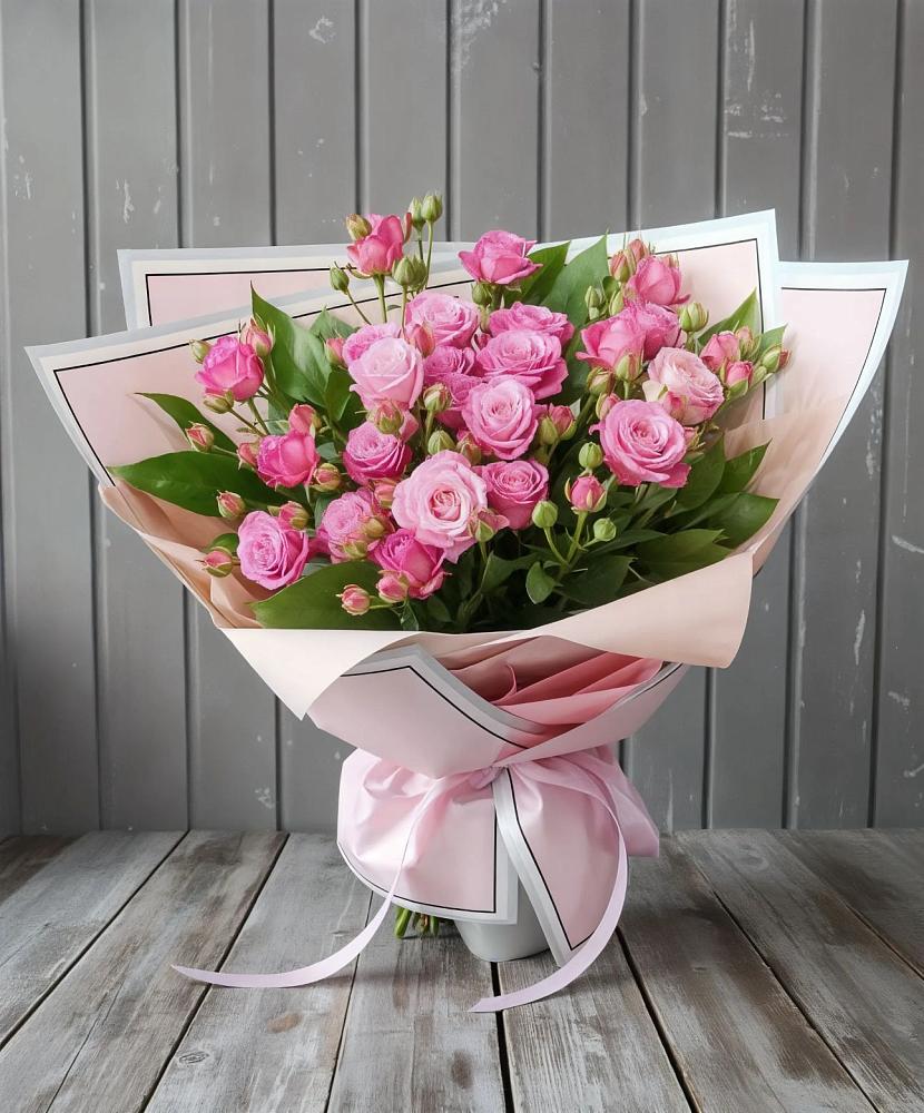 Букет Розовый кустик в Раздольном Ставропольского края