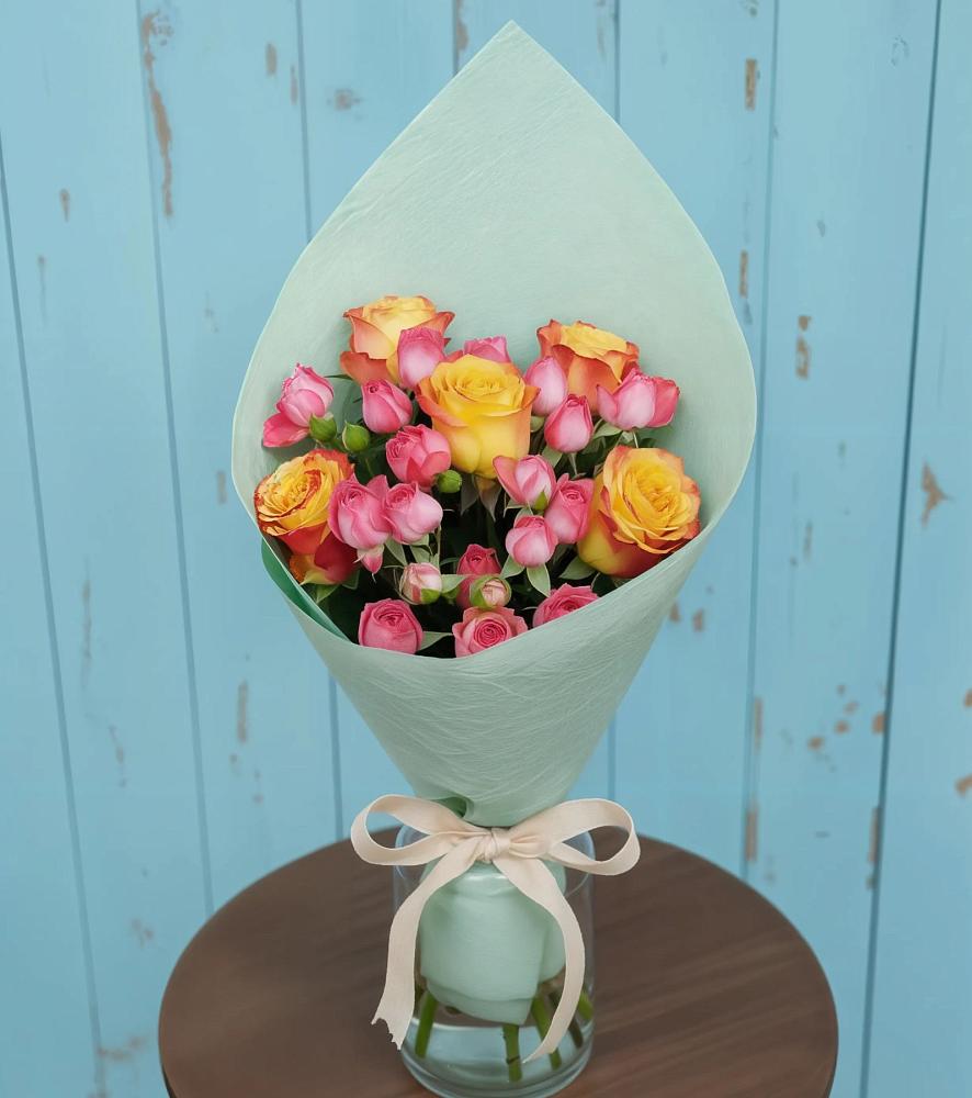 Букет цветов из: Розы в Раздольном Ставропольского края