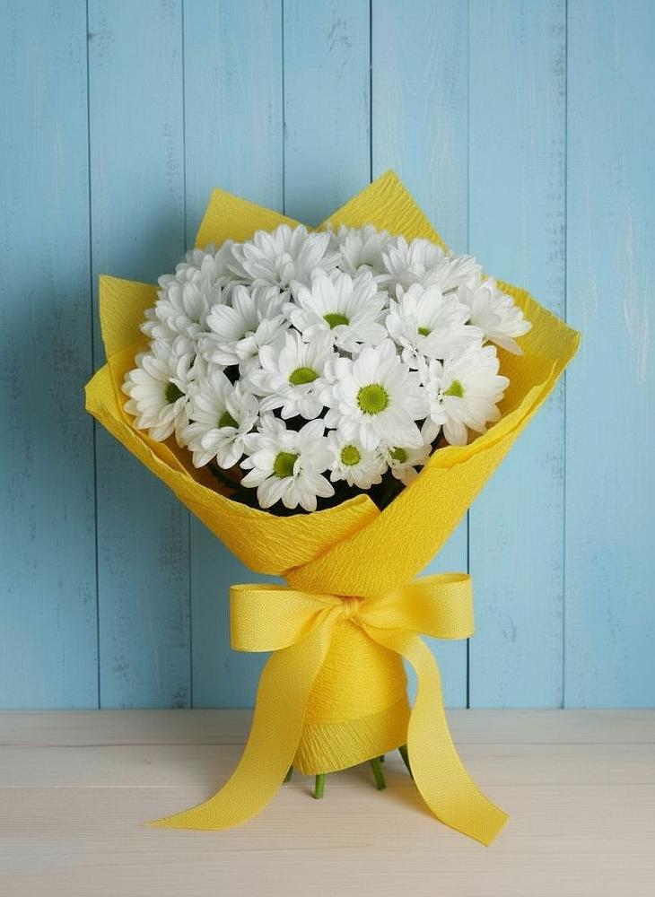 Букет цветов из: Хризантемы в Раздольном Ставропольского края