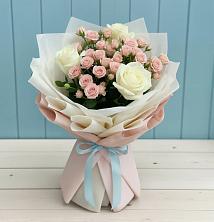Букет цветов из:  Розы в Раздольном Ставропольского края