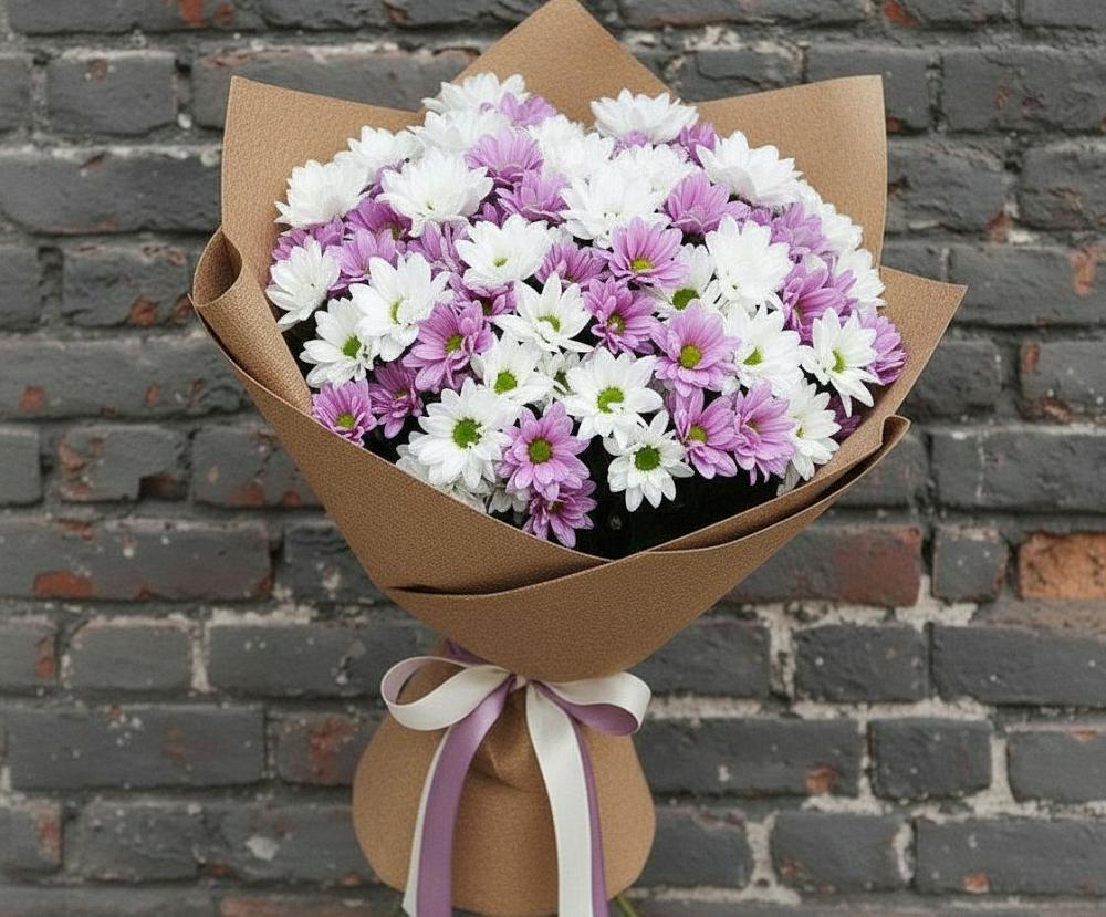 Букет цветов из: Хризантемы в Раздольном Ставропольского края