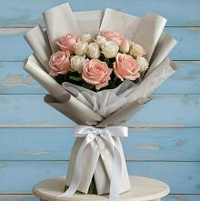 Букет цветов из:  Розы #REPLACE_PRED# Раздольном Ставропольского края
