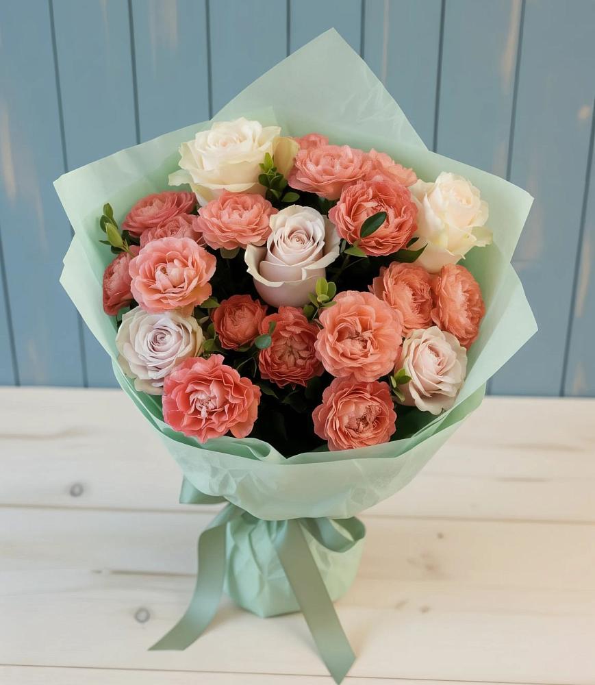 Букет цветов из: Розы в Раздольном Ставропольского края