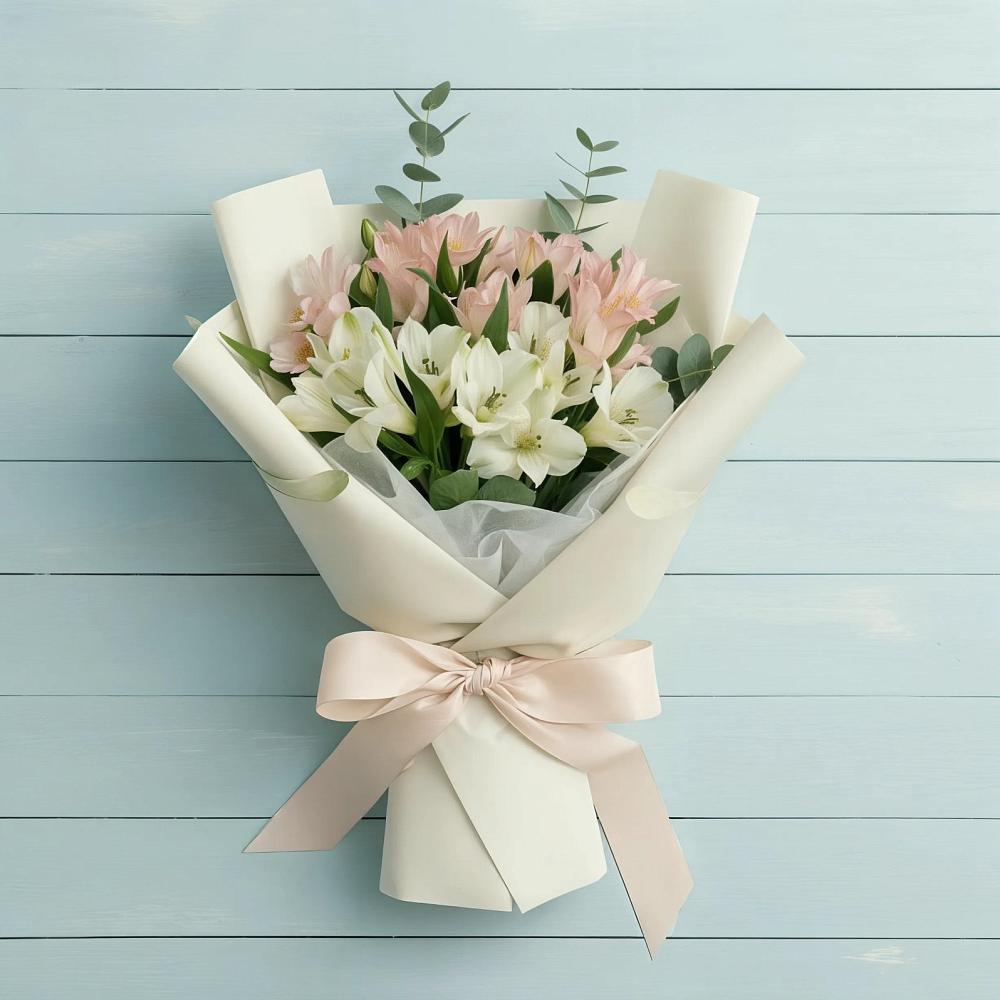 Букет цветов из: Альстромерии в Раздольном Ставропольского края