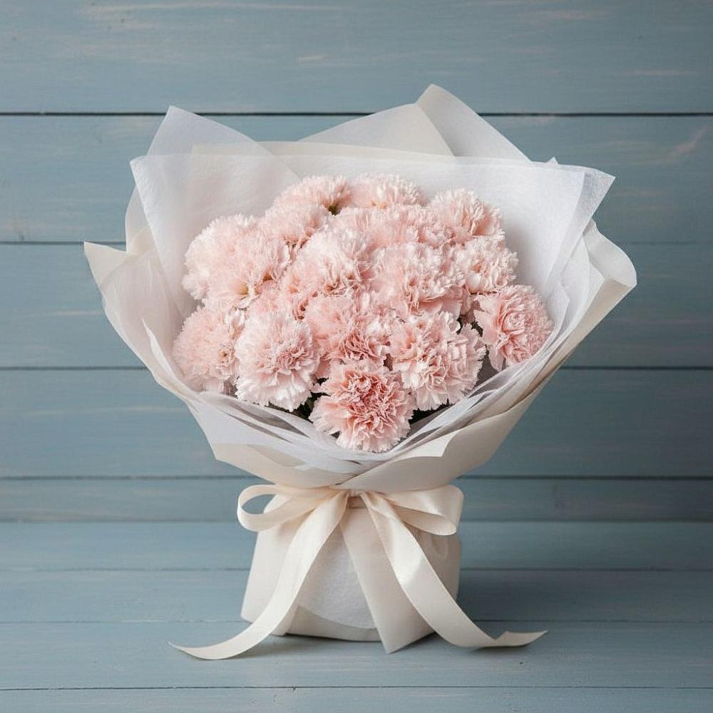 Букет цветов из: Гвоздики в Раздольном Ставропольского края