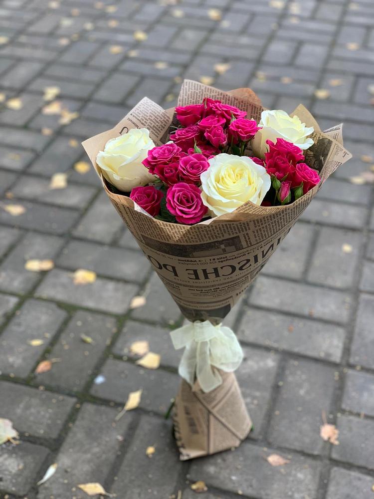 Букет цветов из: Розы в Раздольном Ставропольского края