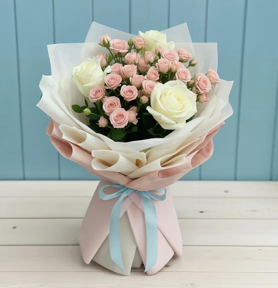 Букет цветов из: Розы в Раздольном Ставропольского края