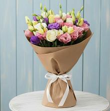 Букет цветов из:  Лизиантусы в Раздольном Ставропольского края