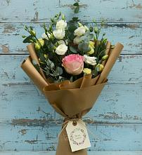 Букет цветов из:  Розы и Лизиантусы #REPLACE_PRED# Раздольном Ставропольского края