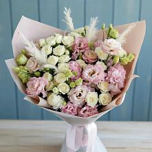 Букет цветов из:  Альстромерии и Розы в Раздольном Ставропольского края